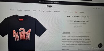 Tričko 424xDoublet Stadium Tee - 3