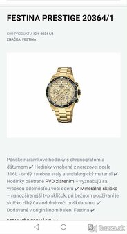 Pánske hodinky Festina F20364/1 - 3