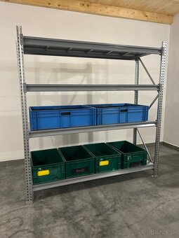 Policovy regál pozinkovaný, priemyselný - 3