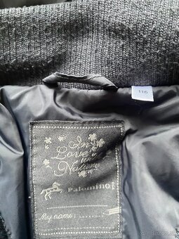 Dievčenská zimná bunda C&A, veľ.116 - 3