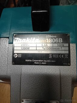 Hoblík Makita 1806B - 3