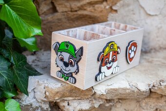 drevený pastelovník lapková patrola - 3