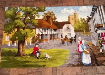 Retro nástenný gobelín - 3