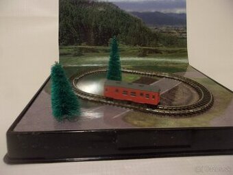 Predám mini krajinku s vláčikom Z: 20 x 17 cm - 3