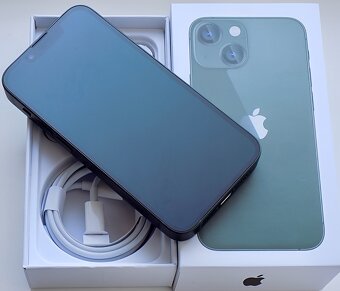 iPhone 13 Green BATERIE 100% TOP - 3