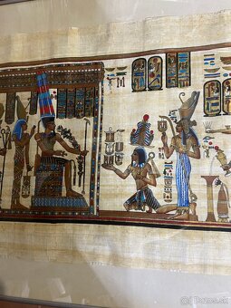Veľký papyrus s egyptským motívom - 3