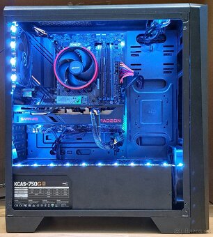 Predám herný počítač Ryzen 5 5500, RX6650XT - 3