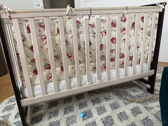 Detská drevená postieľka - 3