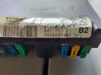 set BSI + riadačka + klúč na peugeot 206 1.4 benzín KFX 55kw - 3