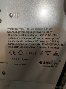 Predám Blindre 4x300W - 3