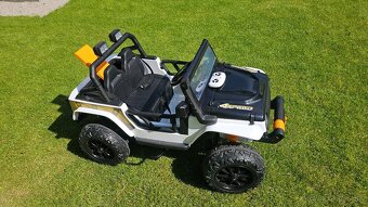 Elektrické autíčko Jeep 4Speed 4x45W biele - 3