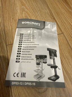 Stojanová vŕtačka Worcraft DP03-13, 350W - 3