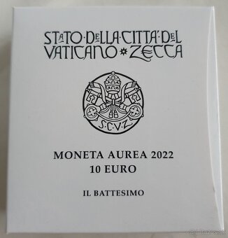 Vatikán,zlato,proof. - 3