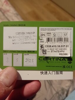 Hodinky Certina - 3