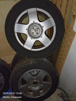 Predám disky s pneumatikami na Volkswagen Golf 4. - 3