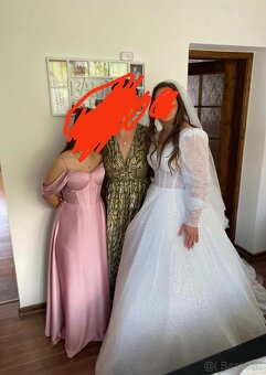 Predám nádherné svadobné šaty - 3