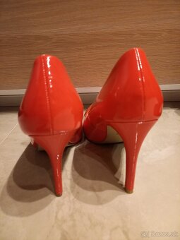 Lakované červené lodičky 40 - 3