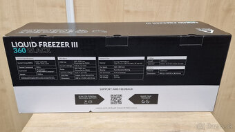 ARCTIC Liquid Freezer III 360 Black, nepžité, v záruka - 3