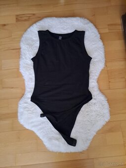 čierne damske bavlnene body - 3