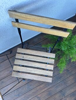 PREDANE - IKEA TÄRNÖ Stôl+2stoličky na balkon/terasu - 3