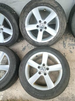 4ks alu disky orig. Vw 5x112 r16 205/55 r16 6mm - 3