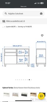 Skrinka pod TV Ikea bestå - 3