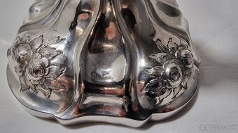 Starožitný strieborný svietnik - 354 gramov - 3