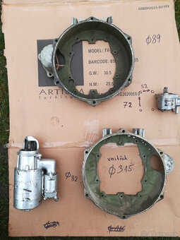 příruba Slávia 2S-90, 4S-90, startery atd... - 3