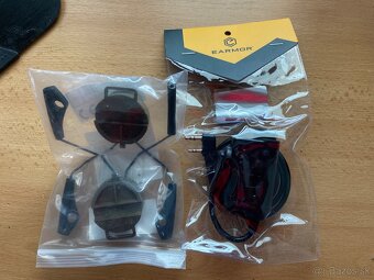 Earmor M32 mod.4 +Earmor PTT+ pavúky, s dopravou - 3