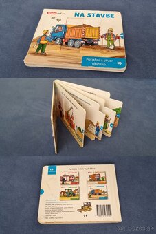 Knižka, knižnica, koberček, obkresľovacie kartičky - 3