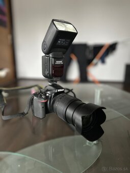 Nikon D5200 + celé profi príslušenstvo - 3