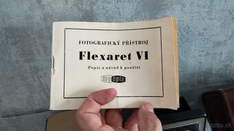 Starý fotoaparát Flexaret VI automat s brašnou, návodem - 3