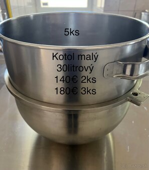 Kotol Alba 30/60l + transportné vozíky pod kotle - 3