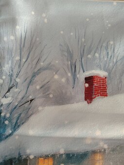 Vianočná obliečka na vankúš - 3