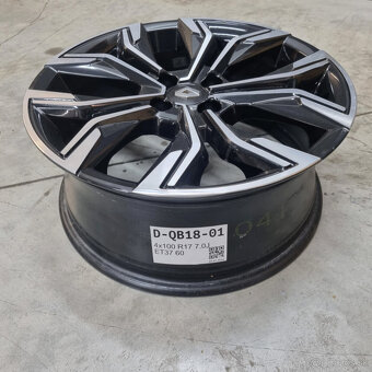 Hliníkové disky 4x100 R17 7J ET37 - 3