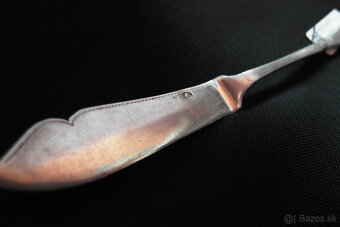 Dezertný nôž, nožík striebro - 3