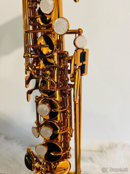 Predám nový B- SOPRÁN saxofón- kópia k modelu SELMER- nádher - 3