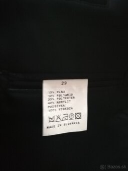 Pánske vlnené melírované  sako - 3