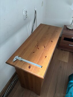 Masívny drevený botník - 3