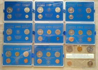 Švédske a Nórske sady mincí - 3