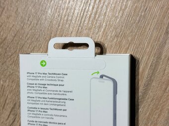 Apple Kryt TechWoven na iPhone 17 Pro Max modrý - 3
