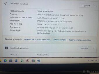 Dell Latitude 5320•i5-11.g•16GB•256GB•TOUCH•Bratislava DNES - 3