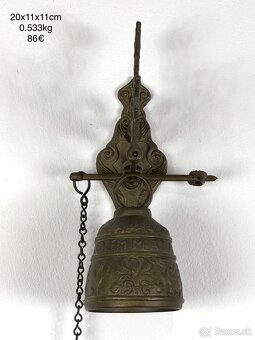 Nasteny mosadzny zvon - 3