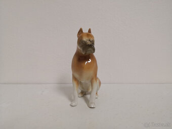 Porcelánová soška psa boxer Royal Dux - 3