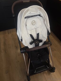 Cybex mios 3.0 rosegold s off white poťahom - 3
