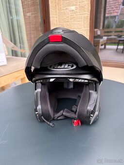 HJC i91 XL semi flat black + HJC 21B - 3