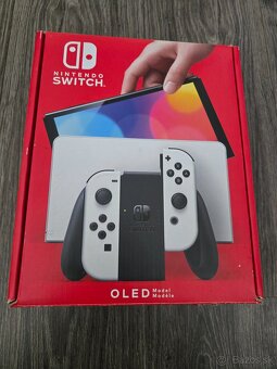 Nintendo Switch Oled + 256 GB karta + 5 Hier - 3