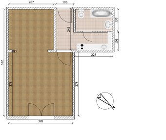 1,5 izbový byt Ružinov - Štrkovec - 3