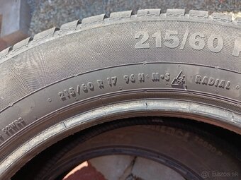 Predám 2 ks zimné pneumatiky CONTINENTAL 215/60 R17 - 3