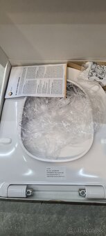 Záchodová doska, sedatko REIKA Mito biela, soft close - 3